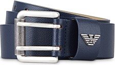 Armani Leather Dual Buckle Belt