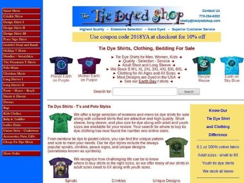 Tie Dyed Shop Promo Codes & Coupons