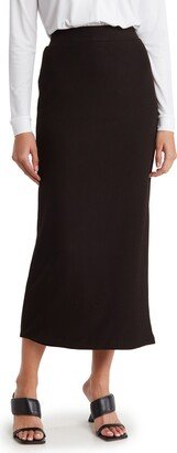 Pull-On Scuba Maxi Skirt