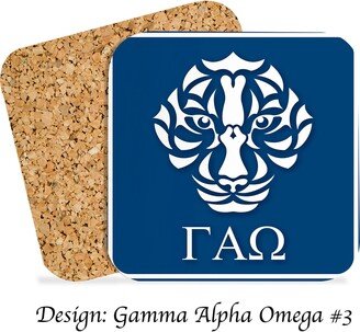 Gamma Alpha Omega Beverage Coasters Square | Set Of 4
