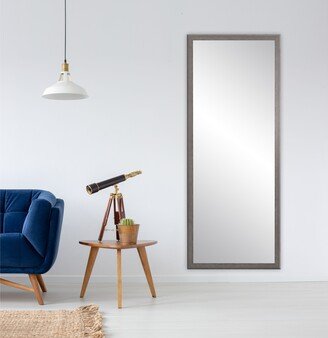 BrandtWorks Charcoal Farmhouse Gray Floor Mirror