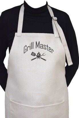 Grill Master Adjustable Neck Apron With Large Front Pocket - Can Be Personalized