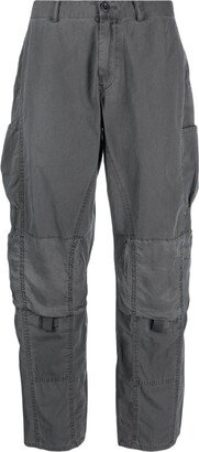 Mid-Rise Straight-Leg Work Trousers