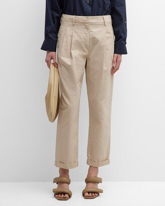 TWP Ivy Cotton-Blend Tapered Pants