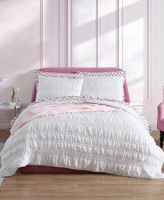 Closeout! Boudoir 3 Piece Solid Quilt Set, King