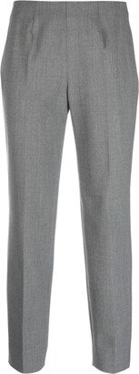 Mid-Rise Tapered-Leg Trousers-AJ