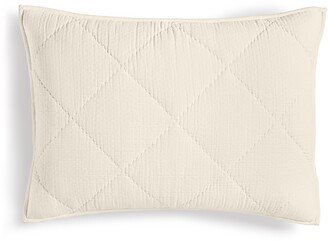 Closeout! Dobby Diamond Quilted Sham, King, Created for Macy's
