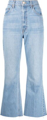 Mid-Rise Flared Jeans-AB