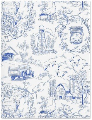 Journals: Country Living Toile - Blue Journal, Blue