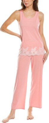 2Pc Luxe Shangri La Pajama Pant Set