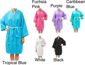 Leisureland Women's Waffle Weave Spa Bathrobe