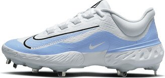 Men's Alpha Huarache Elite 4 Low (Team) Baseball Cleats in White