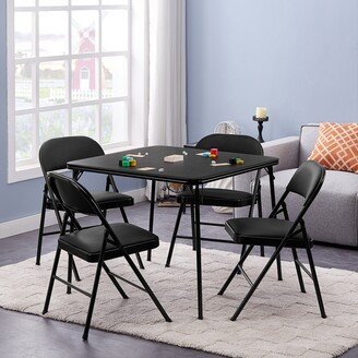 5-Piece Kids Folding Table and Chair Sets - 5 Pieces