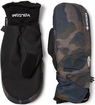 Volcom Snow Stay Dry GORE-TEX(r) Mitts (Cloudwash Camo) Snowboard Gloves