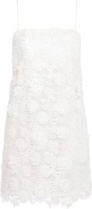 Raie Lace Flower Mini Dress-AB