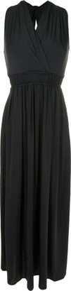 Venus elasticated-waist midi dress