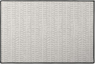 Door Mats: Grasscloth Vine - Neutral Door Mat, Gray