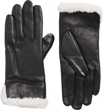 Fownes Brothers High Pile Fleece Leather Gloves