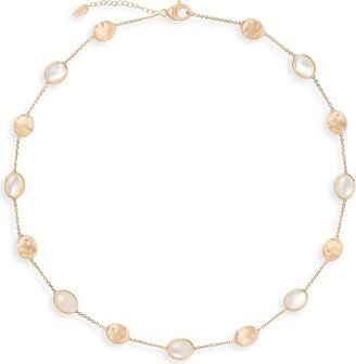 Siviglia 18K Yellow Gold & Mother-Of-Pearl Station Necklace