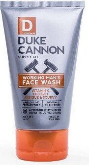 Duke Cannon Supply Co. Duke Cannon Working Man's Face Wash - Trial Size Energizing Face Wash for Men - 2 fl. oz