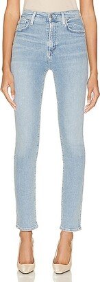 Olivia High Rise Slim in Blue-AA