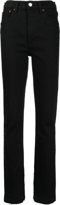 High-Rise Skinny Boot Jeans-AA