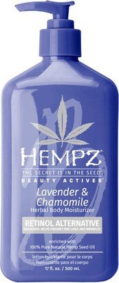 Lavender + Chamomile Herbal Body Moisturizer with Retinol Alternative