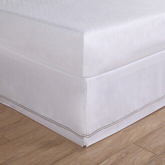 Baratta Stitch Embroidery 14-inch Drop Bed Skirt