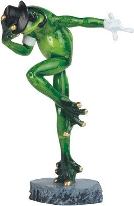 7H Michael Jackson Frog with Glove and Black Hat Statue Animal Decoration Figurine Home Decor Perfect Gift for House Warming, Holidays and