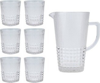 50.7oz and DOFs 11.5oz Malcolm Pitcher Set Clear - Fortessa Tableware Solutions