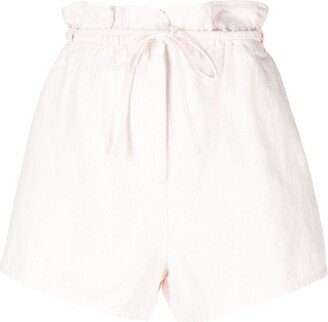 Ioa drawstring cotton shorts