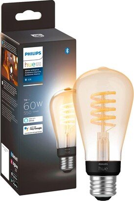 Philips Hue Filament ST19 Bluetooth Led Smart Bulb