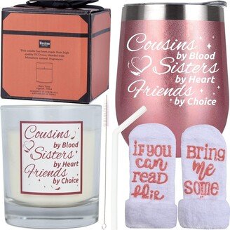 Meant2tobe Favorite Cousin Gifts for Women, Christmas and Birthday Presents, Female Cousin Appreciation, Best Cousin Cup for Celebrations and Special Occasions