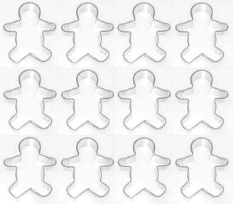 1 Dozen 12 Mini Gingerbread Boys Men 1.5'' Cookie Cutters Party Favors Christmas Metal