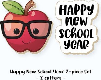 School Cookie Cutters | Back To Apple Cutter Happy New Year Frostedco