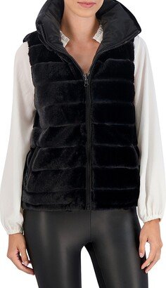 Ookie & Lala Reversible Faux Fur Puffer Vest