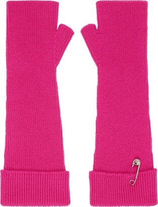 Pink Safety Pin Gloves