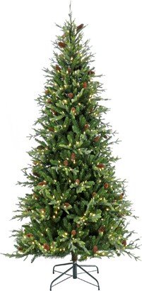 National Tree Company 7.5' Pre-Lit Skykomish Pine Tree with Led Lights