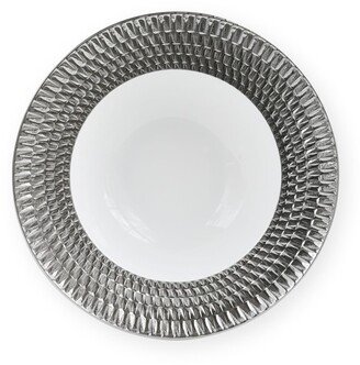 Twist Platinum Rim Soup Plate