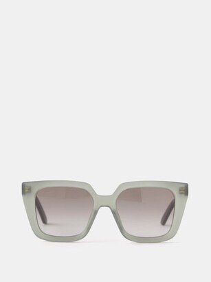 Diormidnight S1i Oversized Acetate Sunglasses