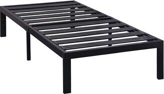 Twin XL Metal Platform Bed Frame with Heavy Duty Steel Slats