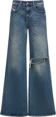 1978 D-Akemi destroyed wide leg jeans