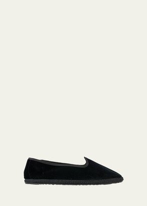 ViBi Velvet Slip-On Ballerina Loafers