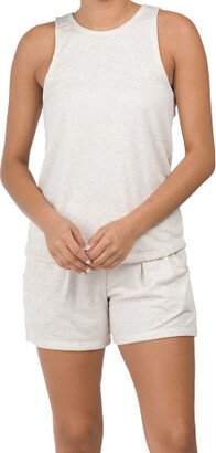 TJMAXX Lounge Open Back Tank And Bermuda Shorts Set For Women