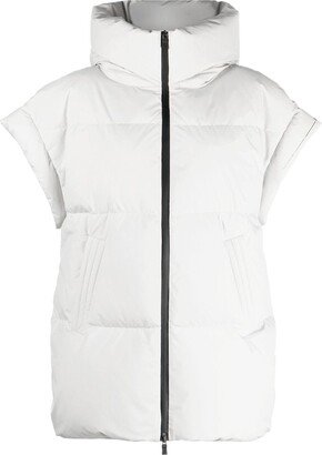 Padded Hooded Gilet-AF