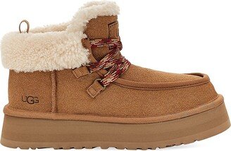 Funkarra Cabin Suede & Shearling Platform Boots