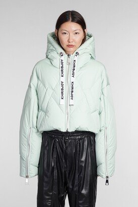 Puffer In Green Polyester