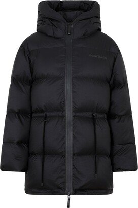 Hooded Zip-Up Puffer Jacket-AJ