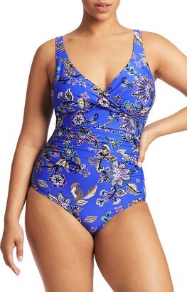 Cross Front Multifit One-Piece Swimsuit