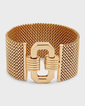 Hays Worthington 18k Rose Gold Retro Mesh Bracelet